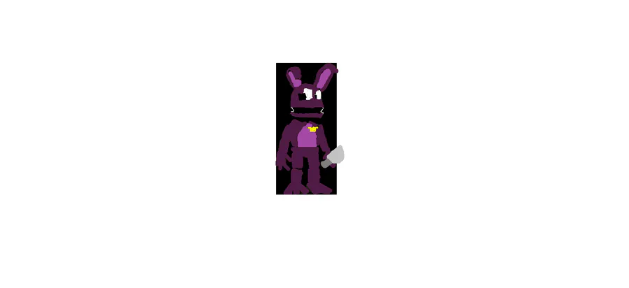 Shadow freddy plush withered pixel art