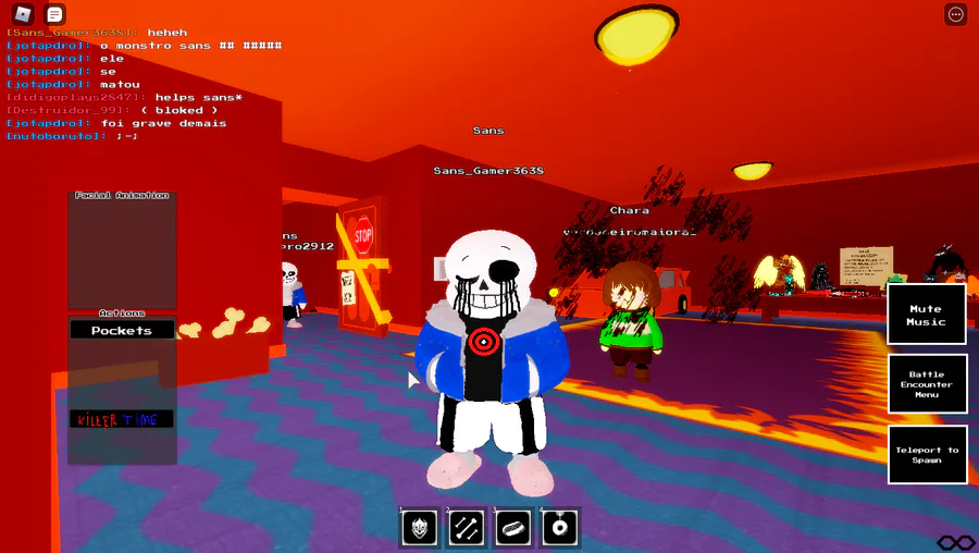 Survived Killer Sans - Roblox