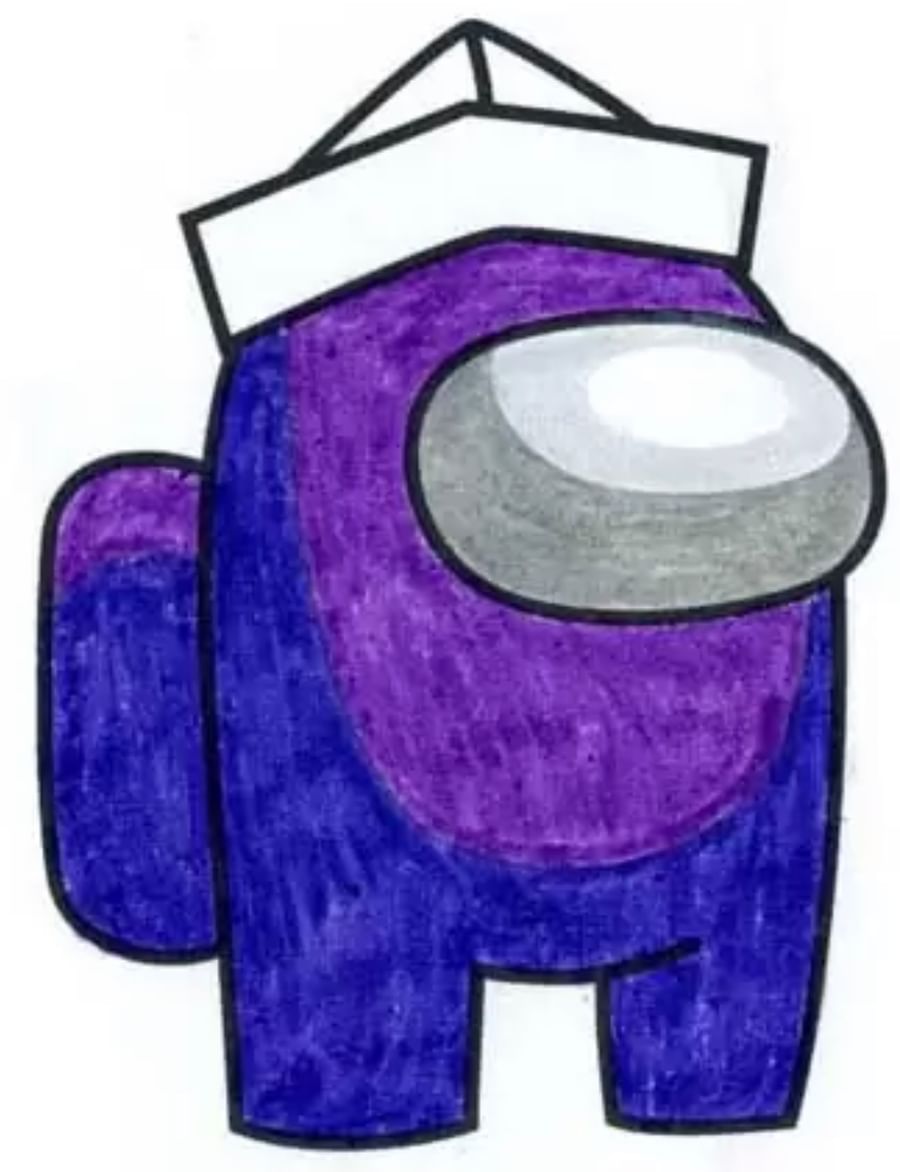 Рисунки фиолетовые для мальчиков