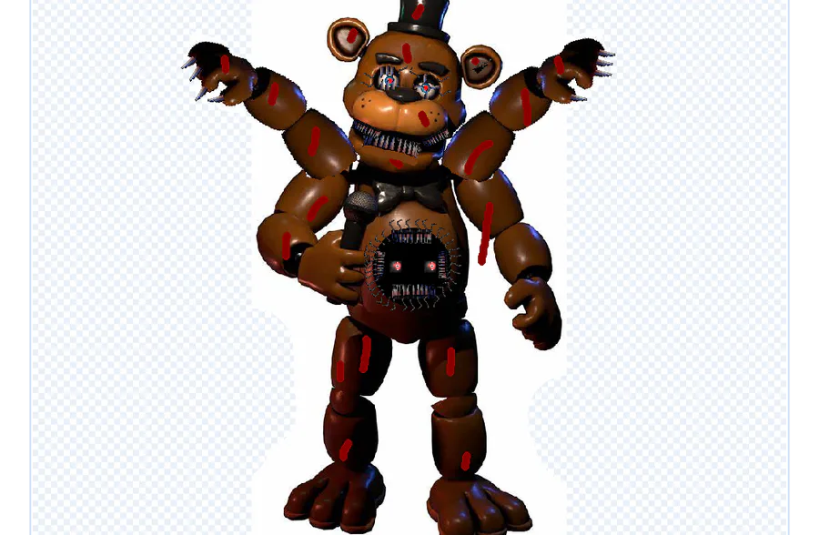 🔥withered freddy mais 🛠 fnaf ar edit#animatronicsedits🔥