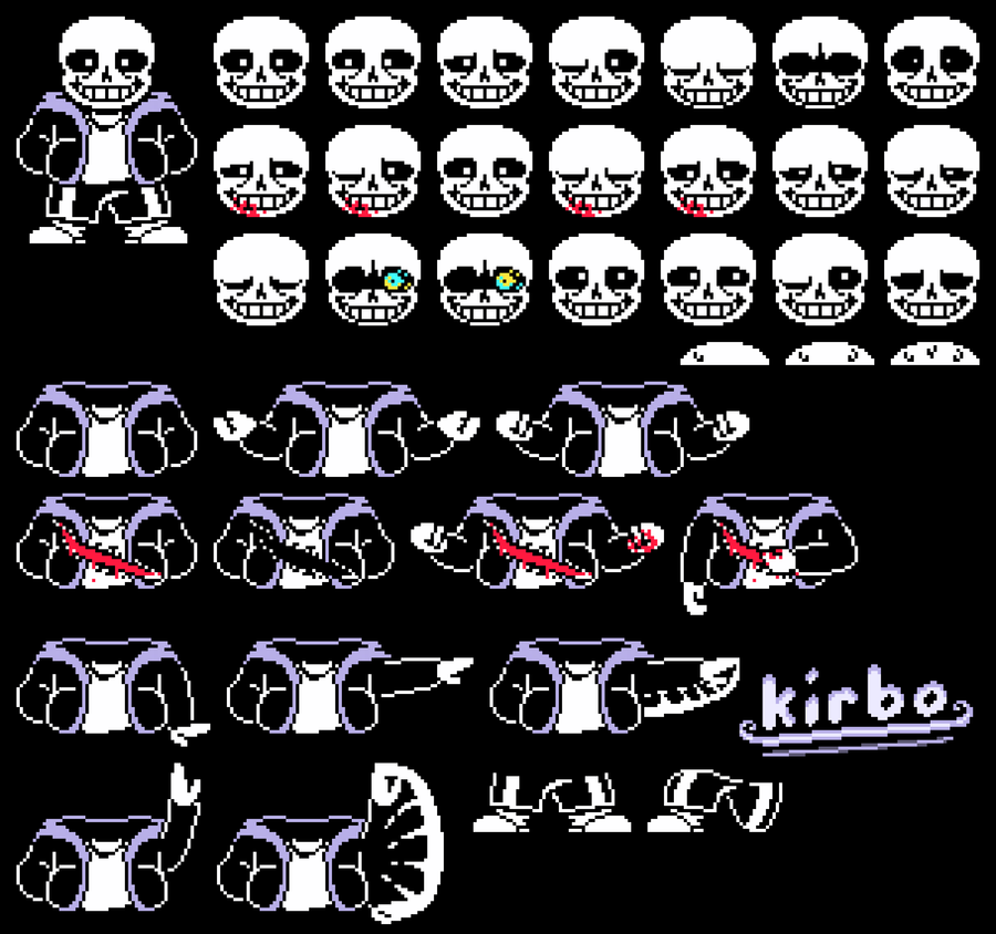 Art - Undertale Sprites Re-colored