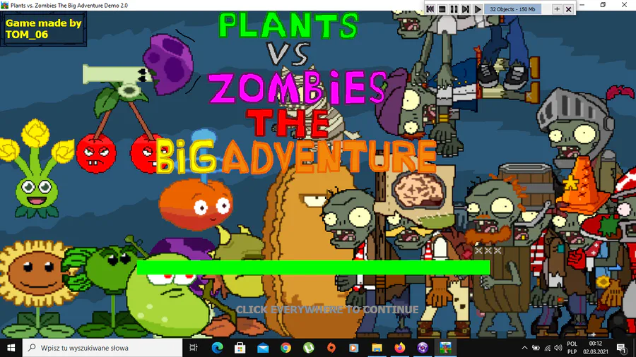 Plants Vs. Zombies The Big Adventure by Tommy_06 - Game Jolt