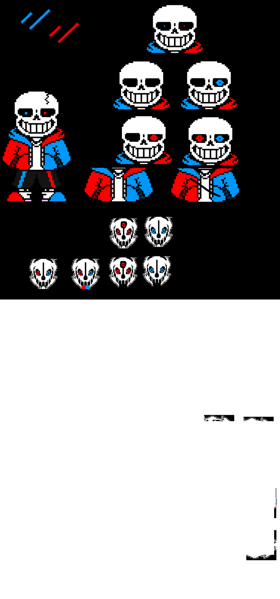 NaNickster(#Be Respectful) on Game Jolt: Finished me my sans sprite sheet  ask before use