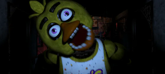 GACHAAFTON2022 on Game Jolt: Chica Jumpscare GIF