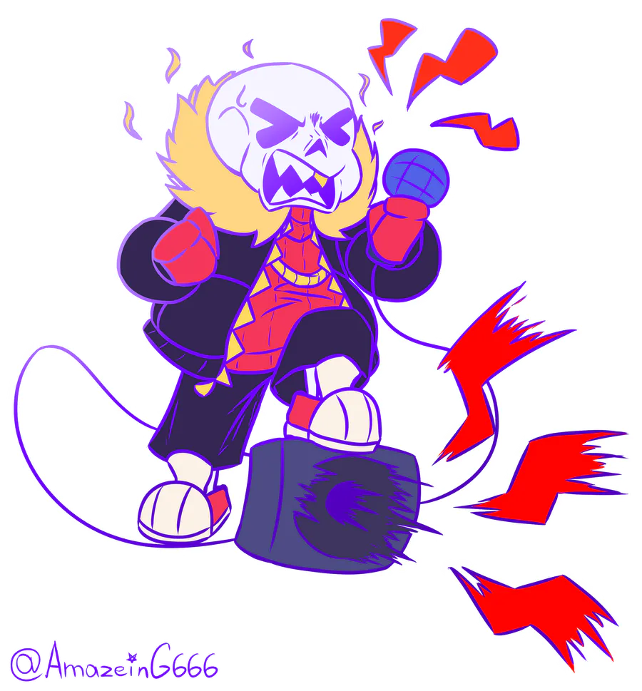 Underfell Sans Sticker