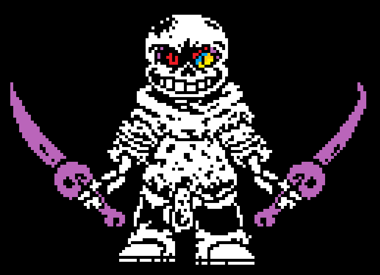 Sans phase 3 pixel art