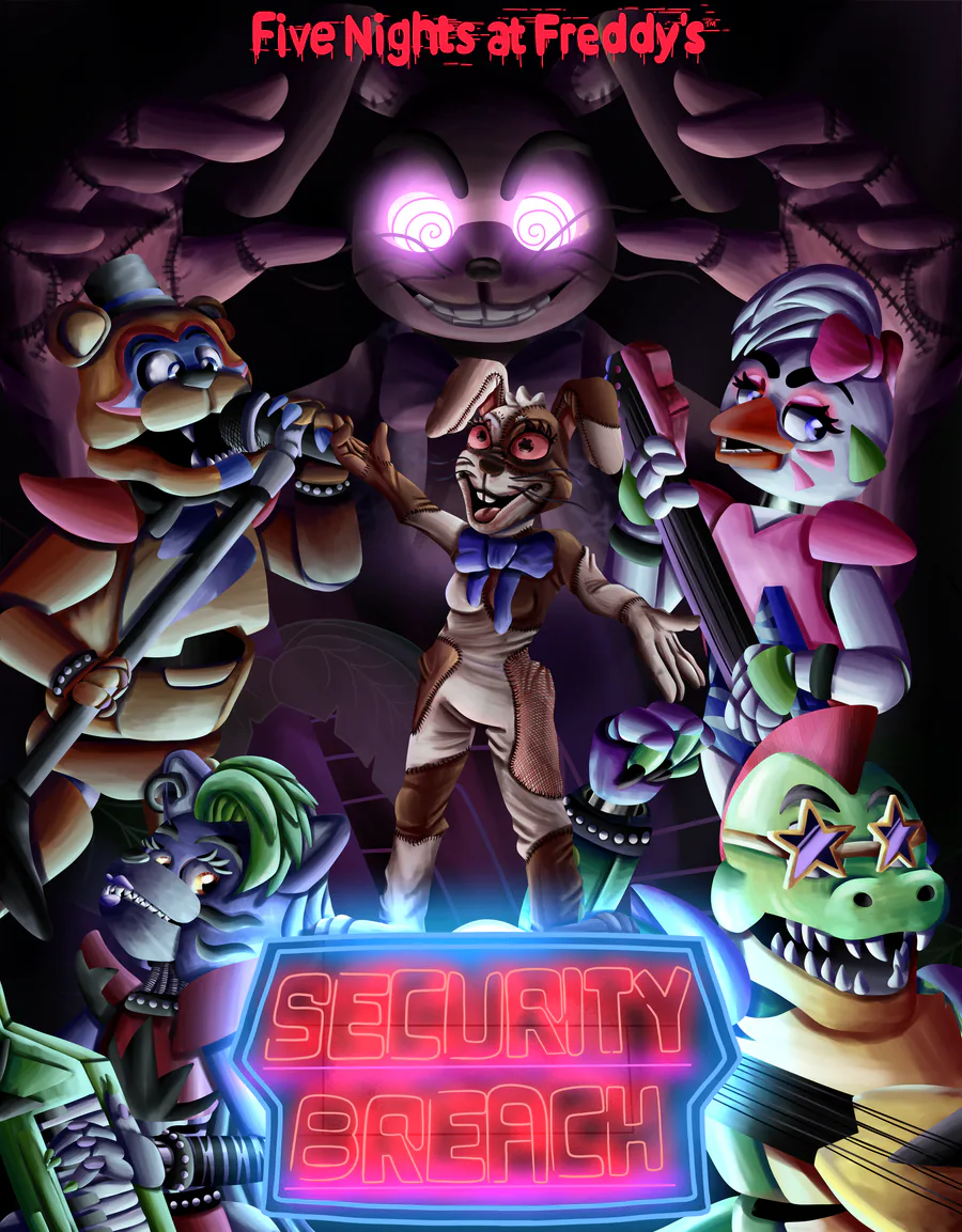 GrayHat - productions on Game Jolt: fnaf SB poster by me