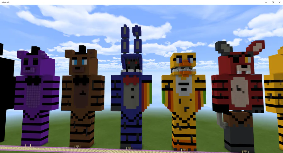 Withered Freddy - Five Nights at Freddy's 2 Minecraft Skin