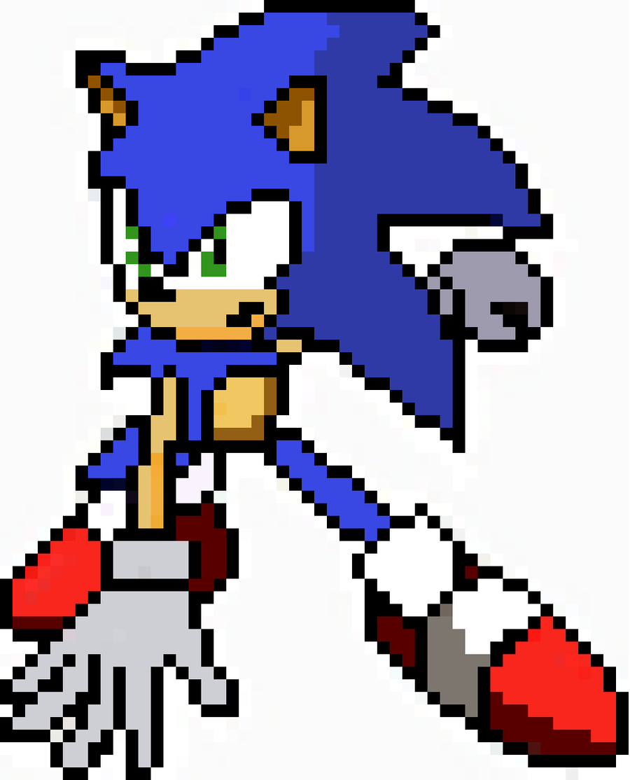 32x32 Sonic! by PixelKoko 💥