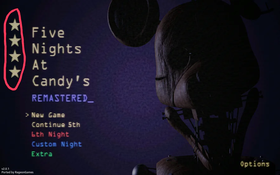 Five Nights at Candy's Remastered [Android]  7/20 Mode Complete + Night  Complete 