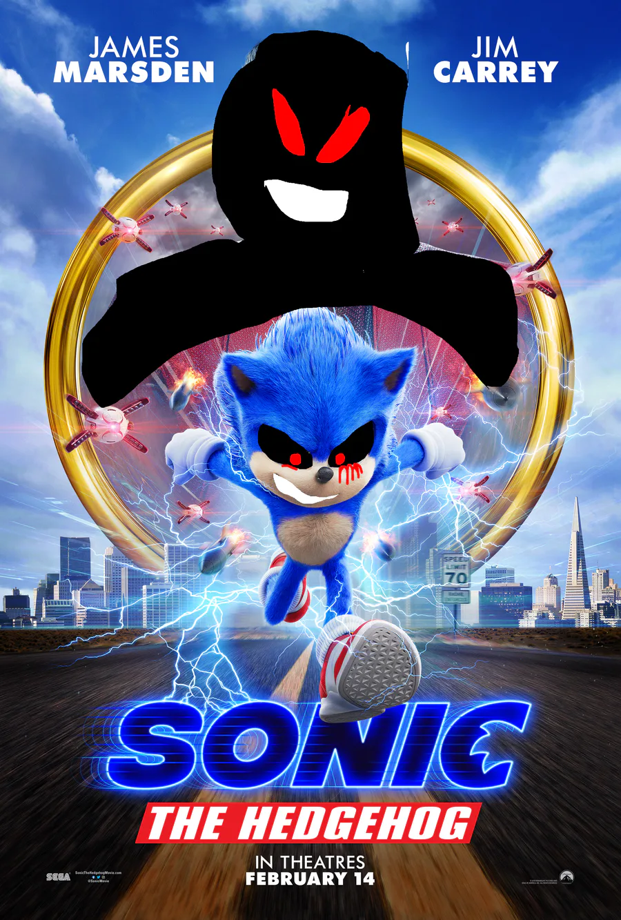 Eddykavito on Game Jolt: Movie sonic!! #sonic #art #moviesonic #sega  #digitalart #fanart #so