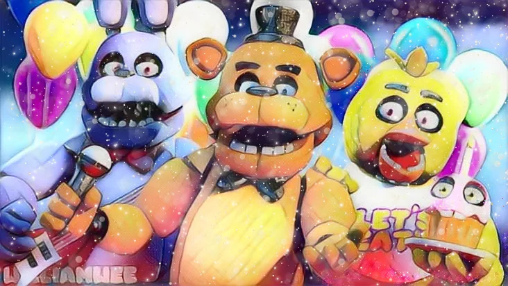 Kit Cinema 3 Transparente - Five Night At Freddy´s