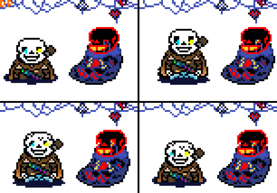 Pixel art of Ink Sans : r/Undertale