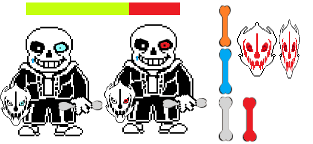 made my first sans sprite edit ! (for hardmode) og sprite by toby fox : r/ Undertale