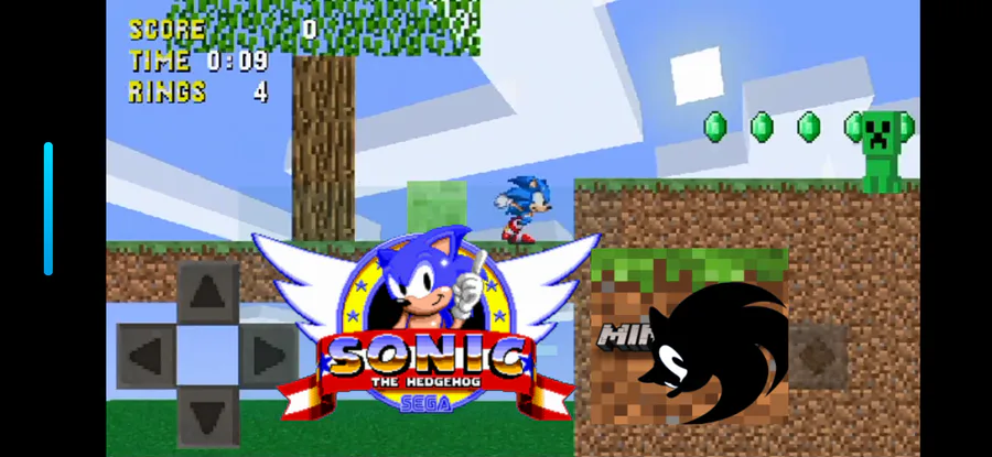 HakimiGamer on Game Jolt: Games  Sonic Minecraft World APK (Link in  article)