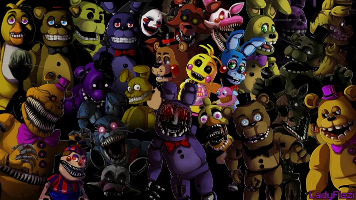 abcde on Game Jolt: fnaf + springbonnie and fredbear/golden freddy!