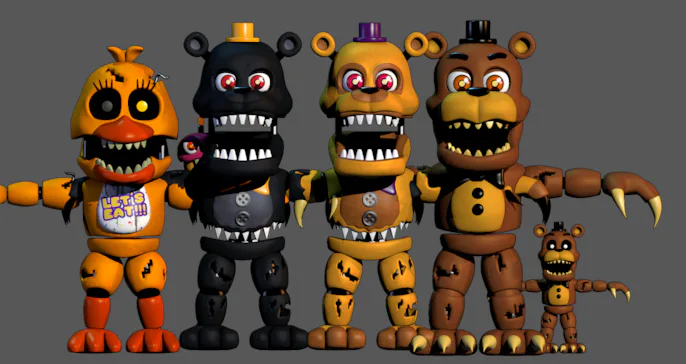 C4D, FNAFWORLD, FNAF6