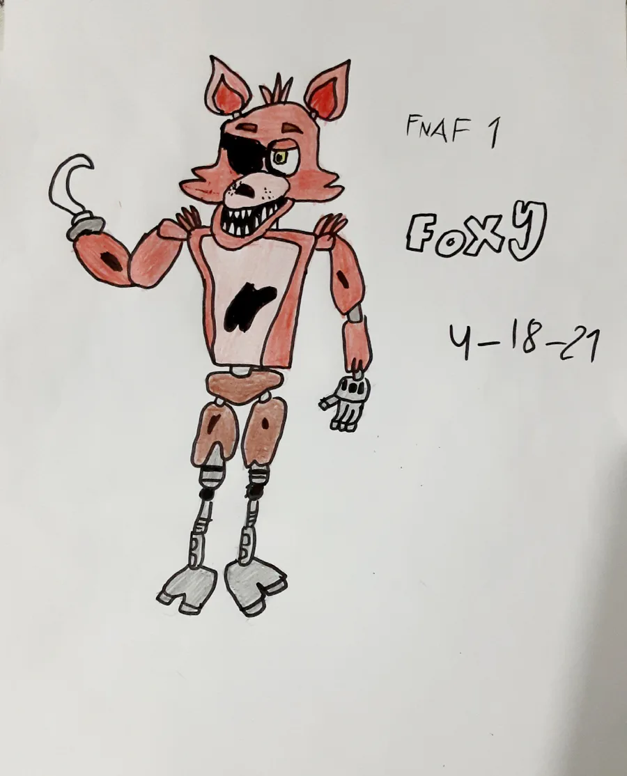 Texaram on Game Jolt: Want a Foxy drawing? Querem um desenho do