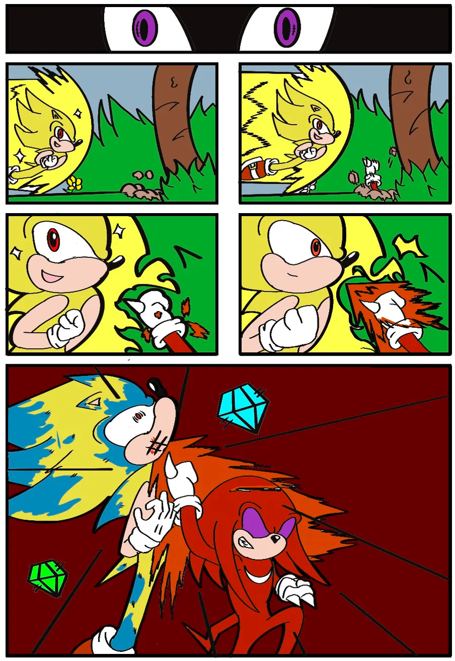 So I gave Tails' Super + Hyper forms somethin' - Comic Studio