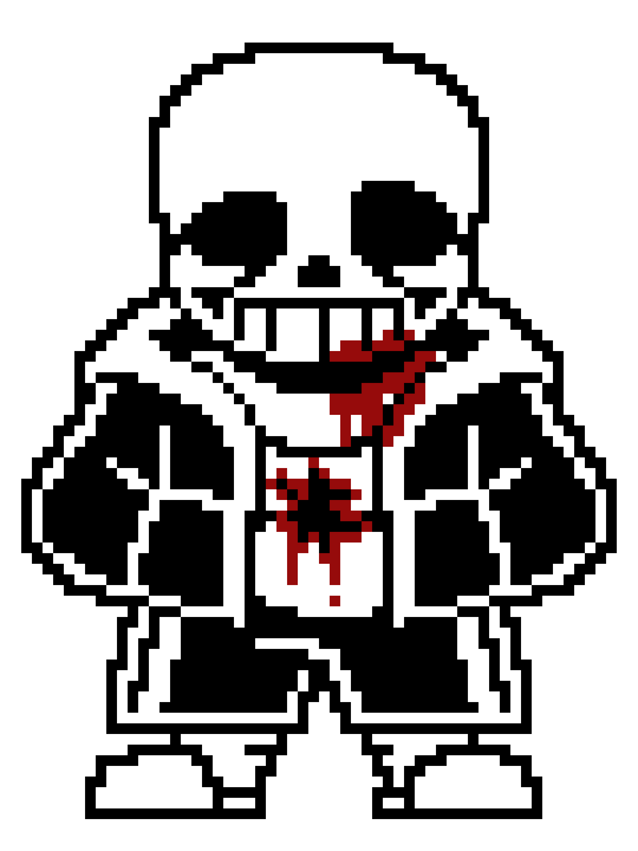 Mad!Sans battle sprite by JEgames11 on Newgrounds