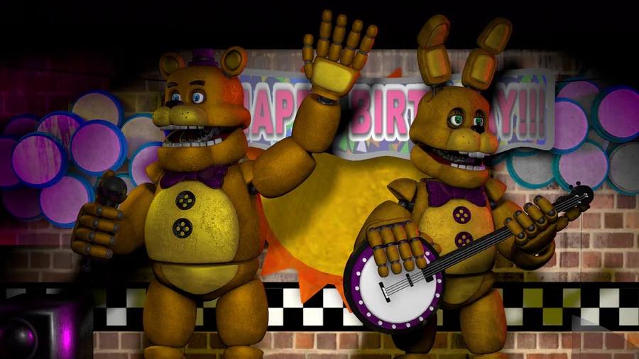 I edited this Freddy Fazbear render to look like Fredbear. I posted the  original Freddy render so you can see it. : r/fivenightsatfreddys