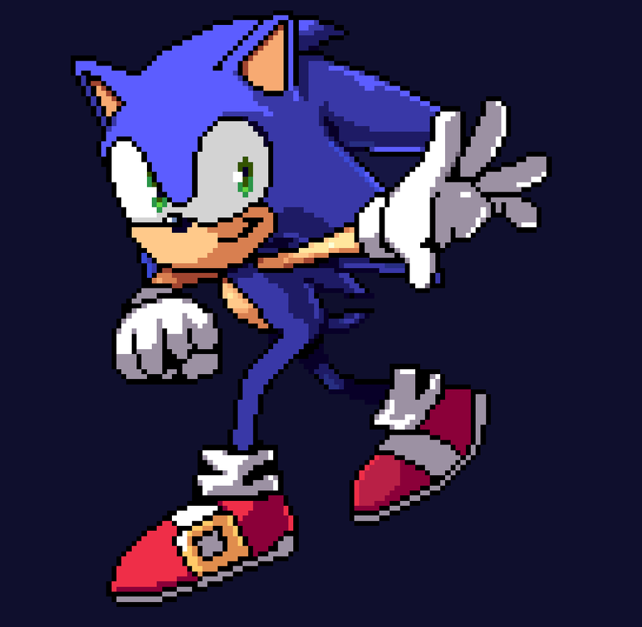 Pixilart - Hyper sonic by Sonic-Gamer