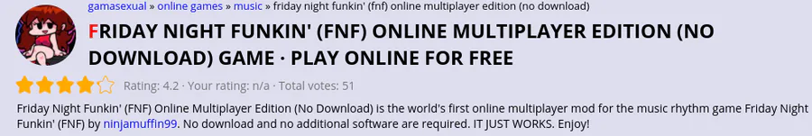 Friday Night Funkin' (FNF) Online Multiplayer Edition
