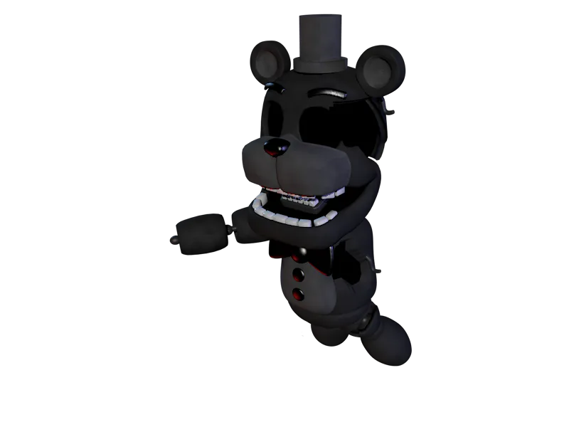 Rockstar Freddy in fnaf ar. (lefty render by triple a fazbear wiki