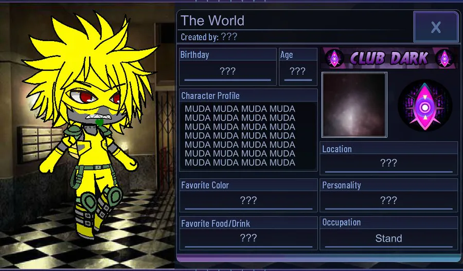 MudaMudaMuda's profile