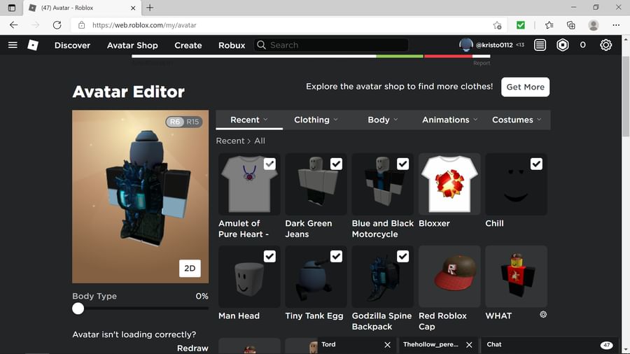 New Posts In Avatar Roblox Community On Game Jolt - roblox create my avatar