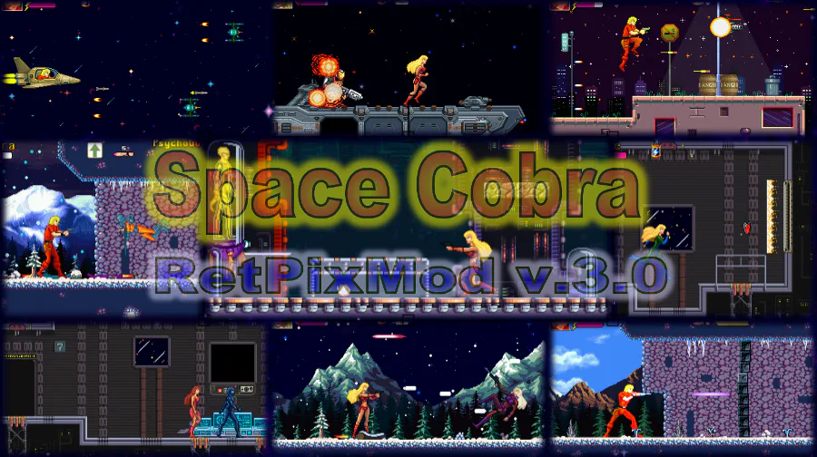 Space Cobra RetPixMod v4.0 - An Fangame for Windows, Android and PSP! Let's  Play! 