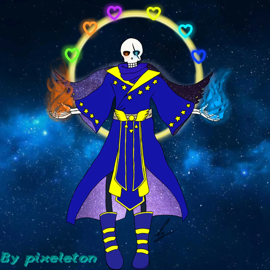 Undertale au sans fell outerdust