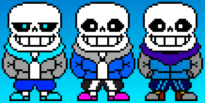 Davee on X: sans sprite but without doubles and cringe colors 👍  #undertale #pixelart  / X