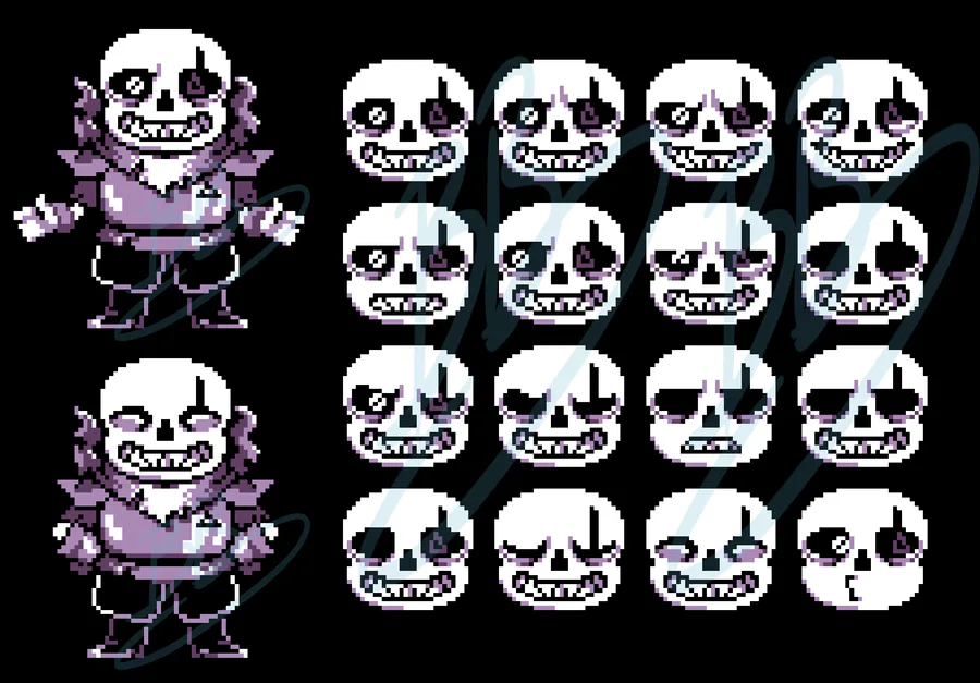 Swap sans battle sprite