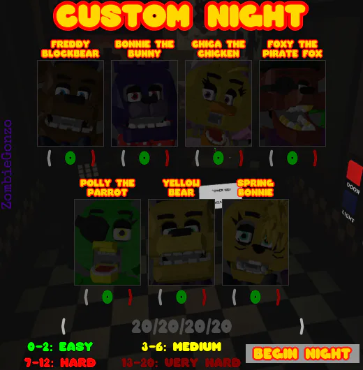 Five Nights at Freddy's 2 Custom Night - Roblox