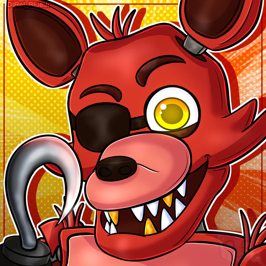 Withered Foxy • FNaF 2 • Desenho