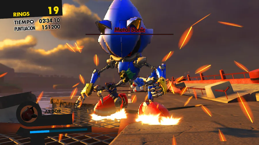 Sonic Robo Blast 2 - Golden Metal Sonic 