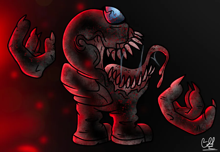 BlueJi - Maidtrap #FNAF #FiveNightsAtFreddys #blursed #Glitchtrap