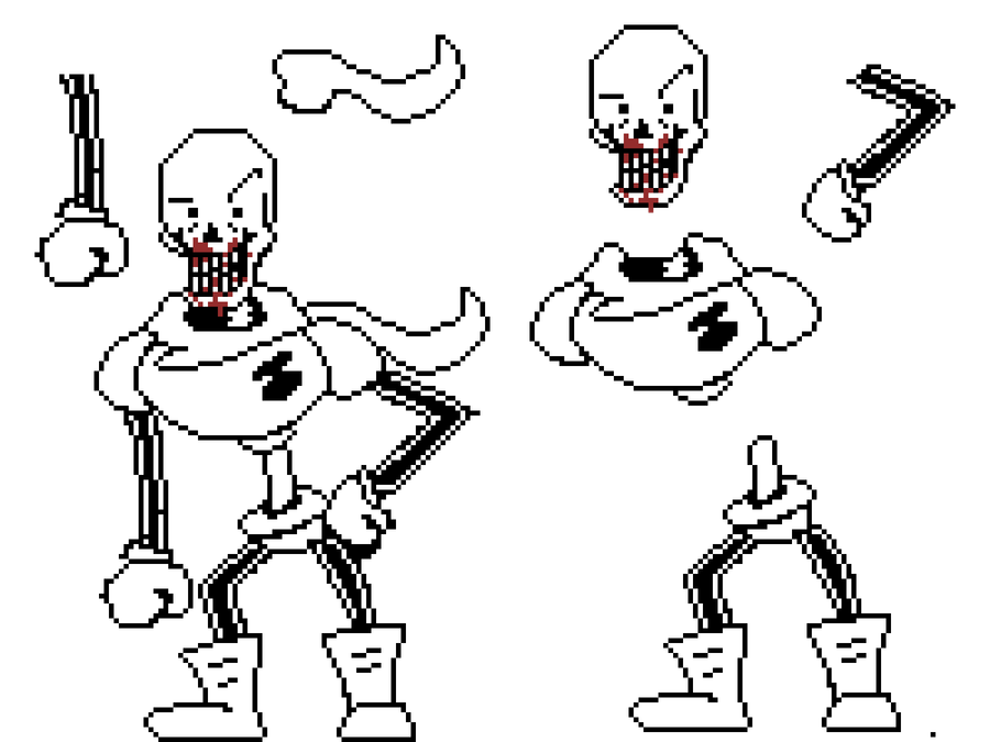 Pixilart - ------ sans sprite by hehe5053