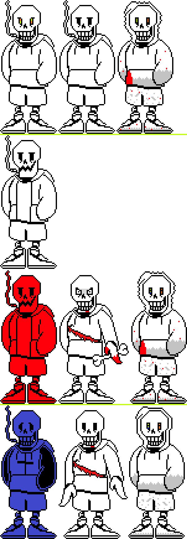 AlechaNine on Game Jolt: ///The Murderer Trio! / Horror!Sans (HorrorTale)  / Dust!Sans (DustT