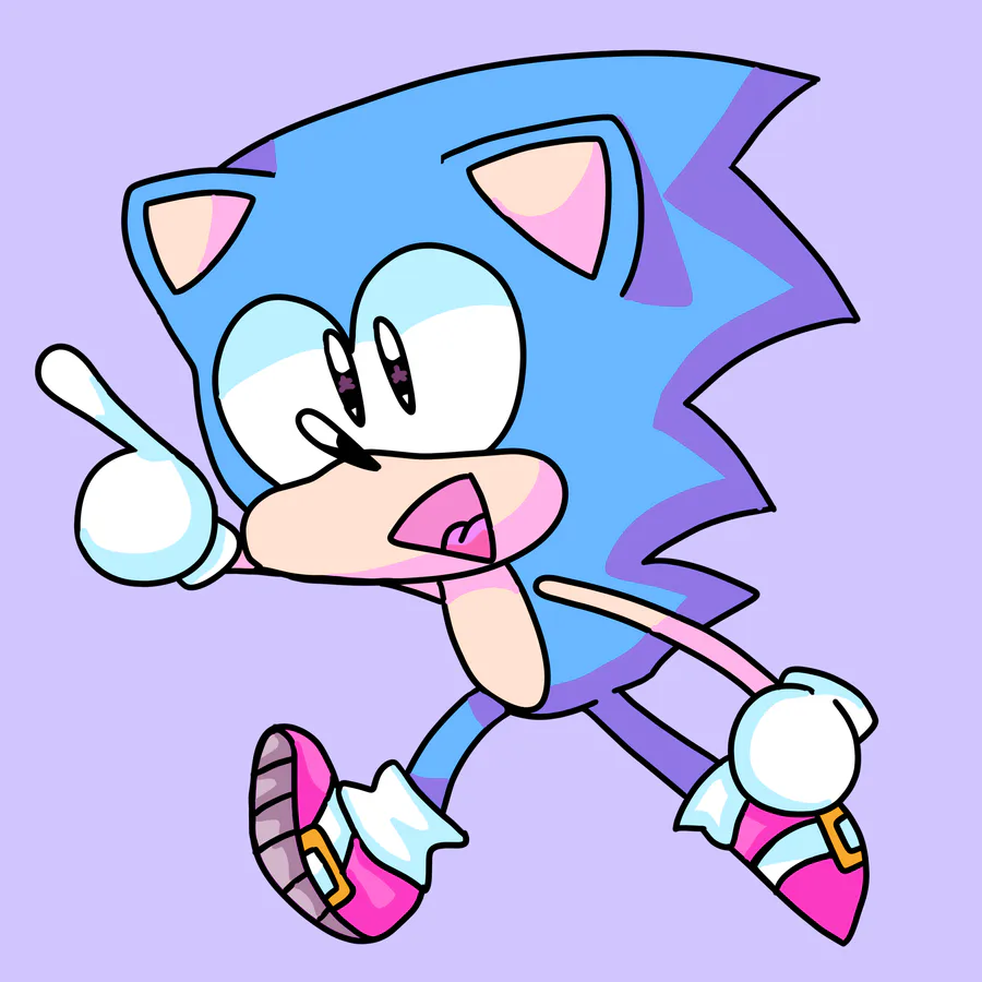 Classic Sonic Running, Sonic Boy transparent background PNG clipart