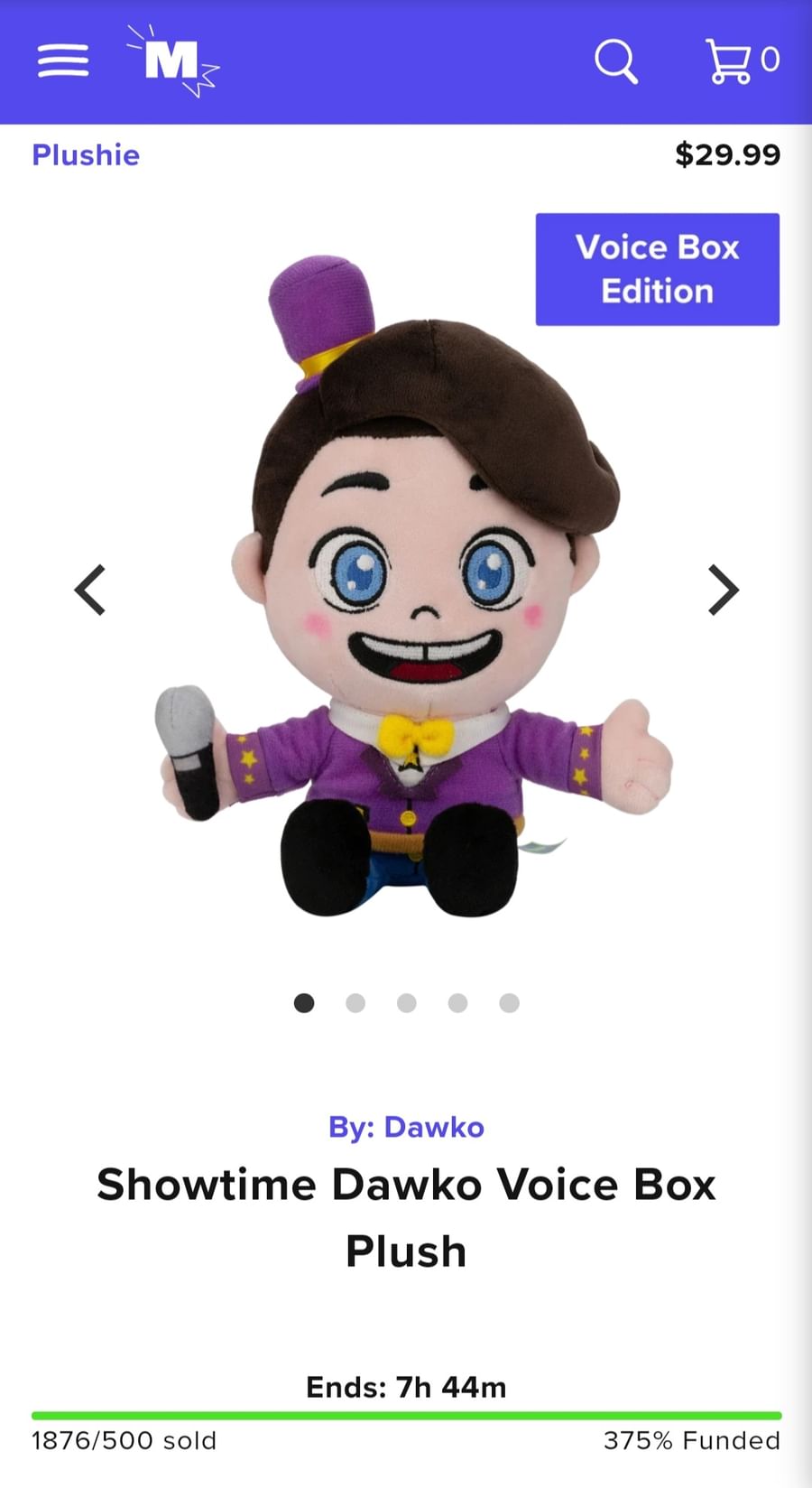 showtime dawko plush