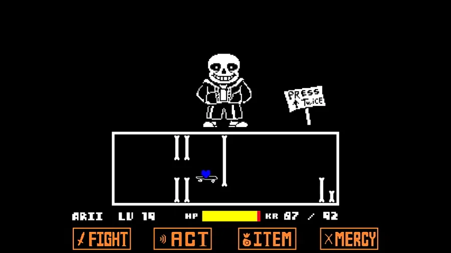 Sans Fight IMPOSSIBLE SANS FIGHT. Unfare battle simulator by John 1 1  Project by Humdrum State