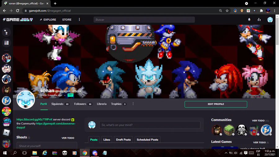 New posts - Sonic.EXE Community on Game Jolt