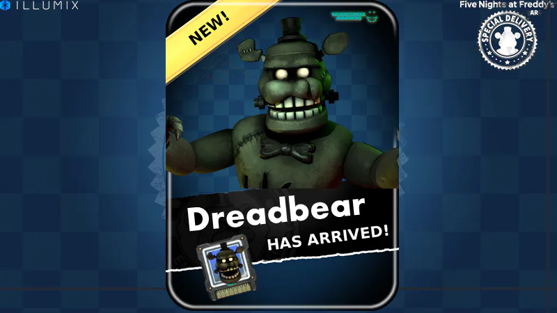 Dreadbear found in FNAF AR Special Delivery! (Mod) 