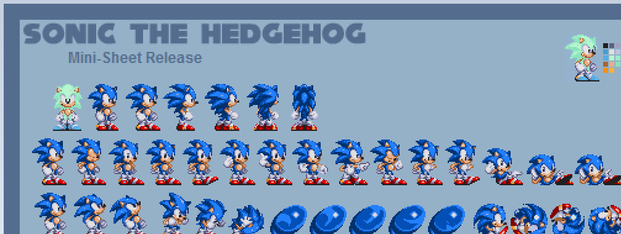 Adanishedgehog on Game Jolt: turbo the hedgehog S2 sprite sheet (yes I  copy the modgen palette)