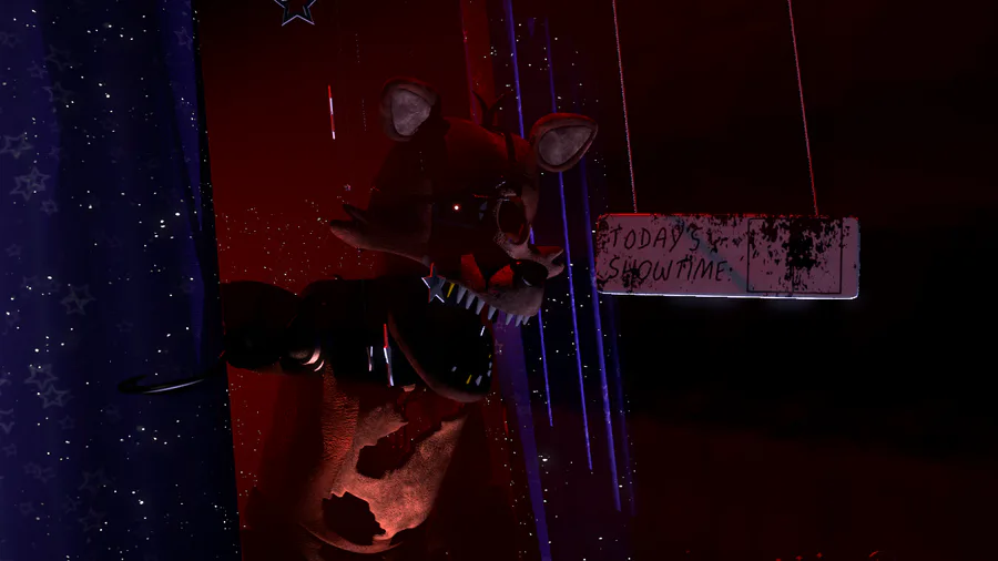 C4D, FNAF, Pirate Cove by YinyangGio1987