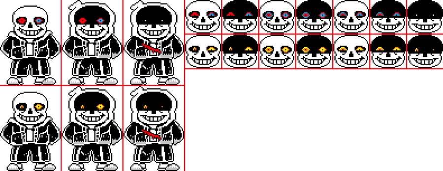 WatƐr on Game Jolt: Killer Sans Sprite