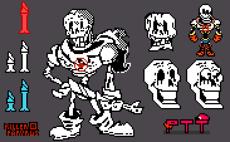 PidgeyTheThief on Game Jolt: Racist Flowey sprite sheet