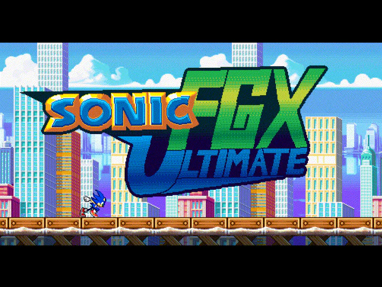 Sonic FGX Ultimate All Chaos Emeralds + Super Sonic 